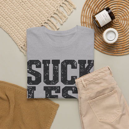 Suck Less – One-Color Gildan 5000 T-Shirt | 082-R1