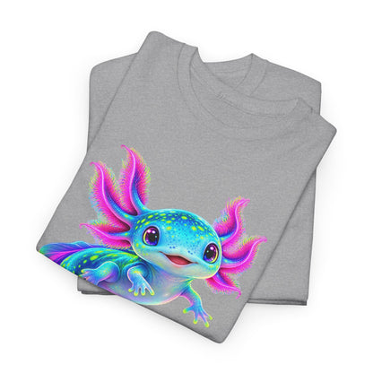 Electric Axolotl in Motion T-Shirt