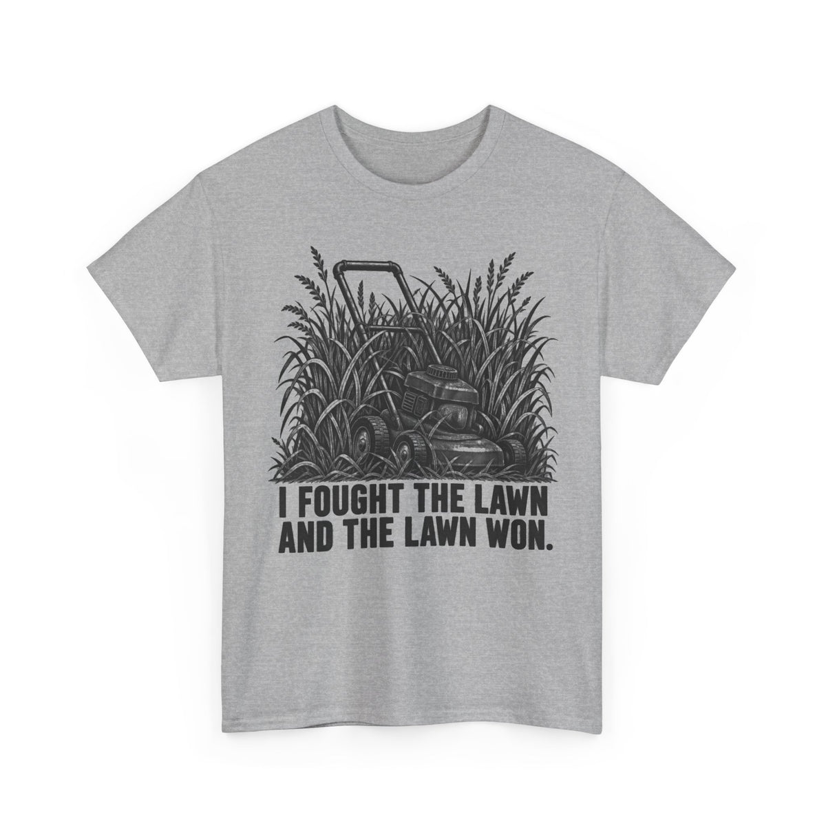 I Fought the Lawn — One Color – Gildan 5000 T-Shirt | 203a-v2