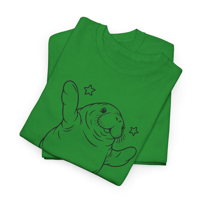 Chubby Mermaid Sea Cow Stretch Manatee T-Shirt