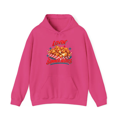 Lovin’ Cheese Curds & Summer Nights – Gildan 18500 Hoodie | 002a-v2