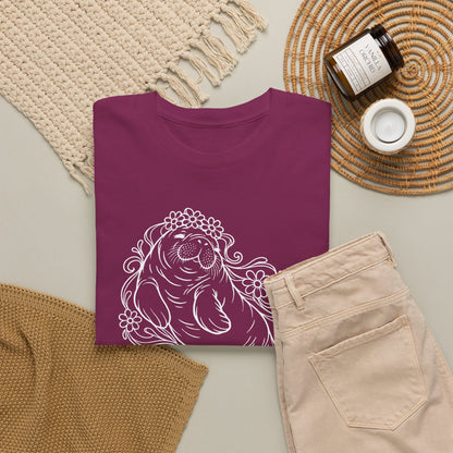 Dreamy flower-crowned manatee T-Shirt