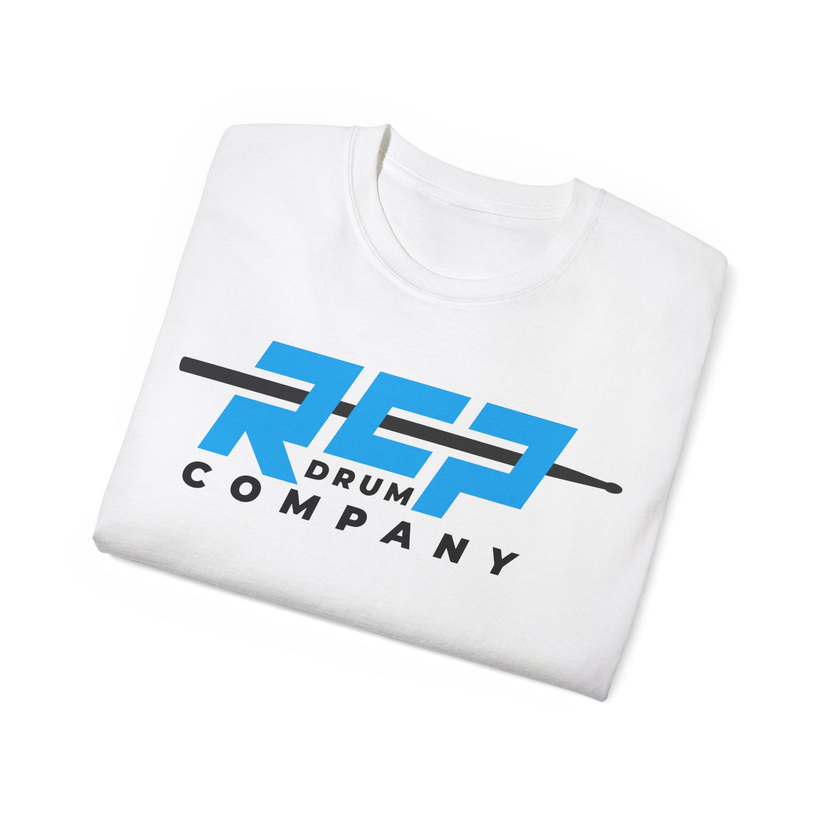 RCP Drum Company T-Shirt | Blue Logo