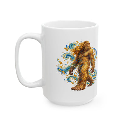 Golden Wind Sasquatch Portrait Mug
