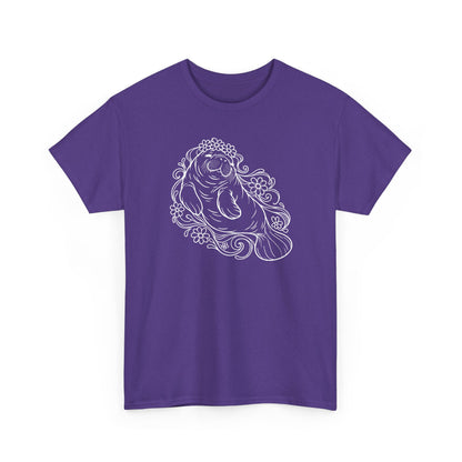 Dreamy flower-crowned manatee T-Shirt
