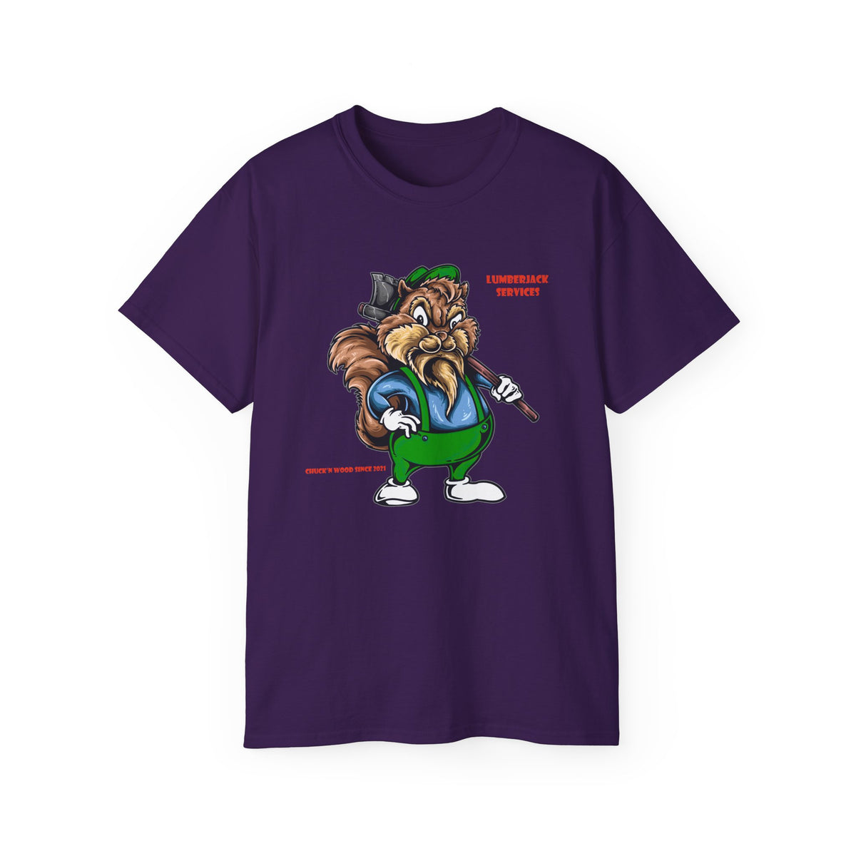 Wood Chuck’n T-Shirt | Funny Lumberjack Graphic Tee