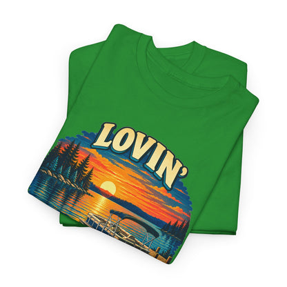 Lovin’ Summer Nights Pontoon – Gildan 5000 T-Shirt | 004a-v2