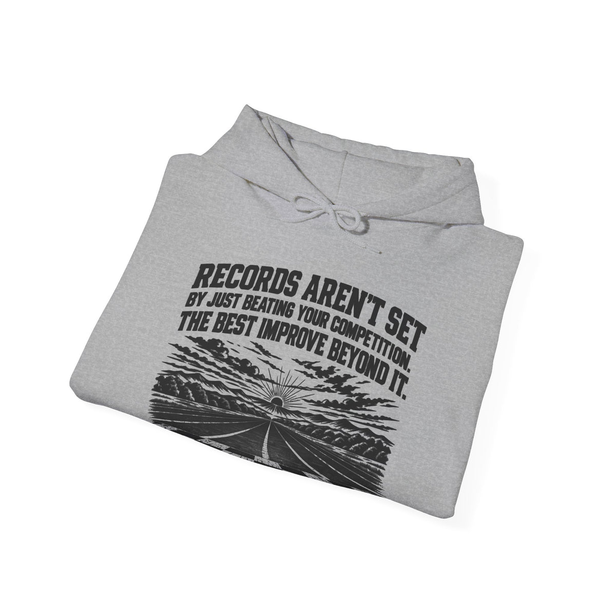Beyond the Competition – Safety Green/Pink Gildan 18500 Hoodie | 047a