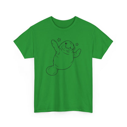 Chubby Mermaid Sea Cow Stretch Manatee T-Shirt