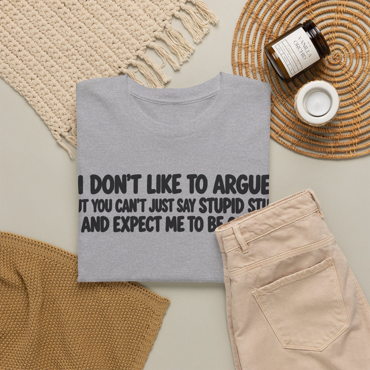 176-R1 Can’t Stay Quiet — Gildan 5000 T-Shirt