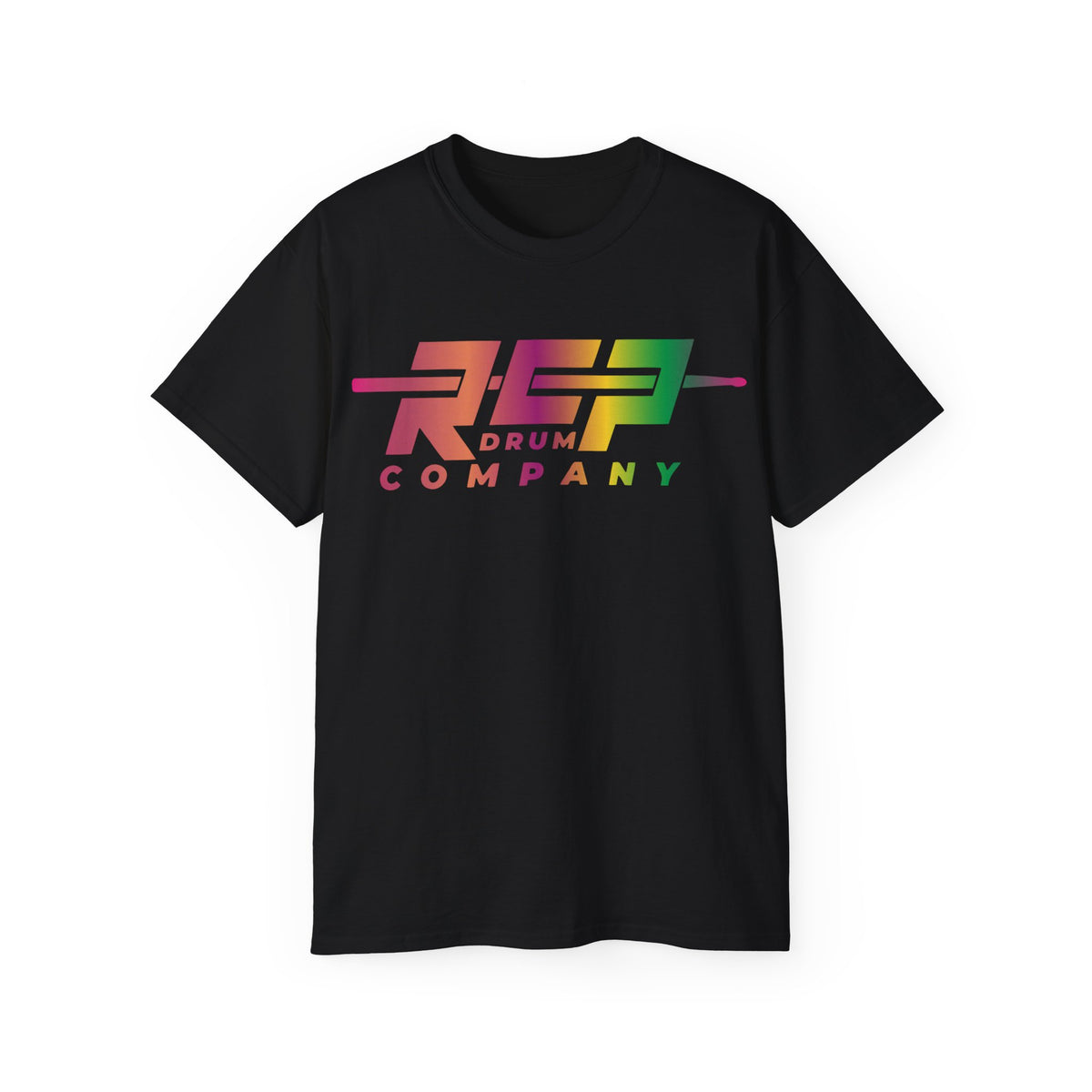 RCP Drum Company T-Shirt | Rainbow Logo