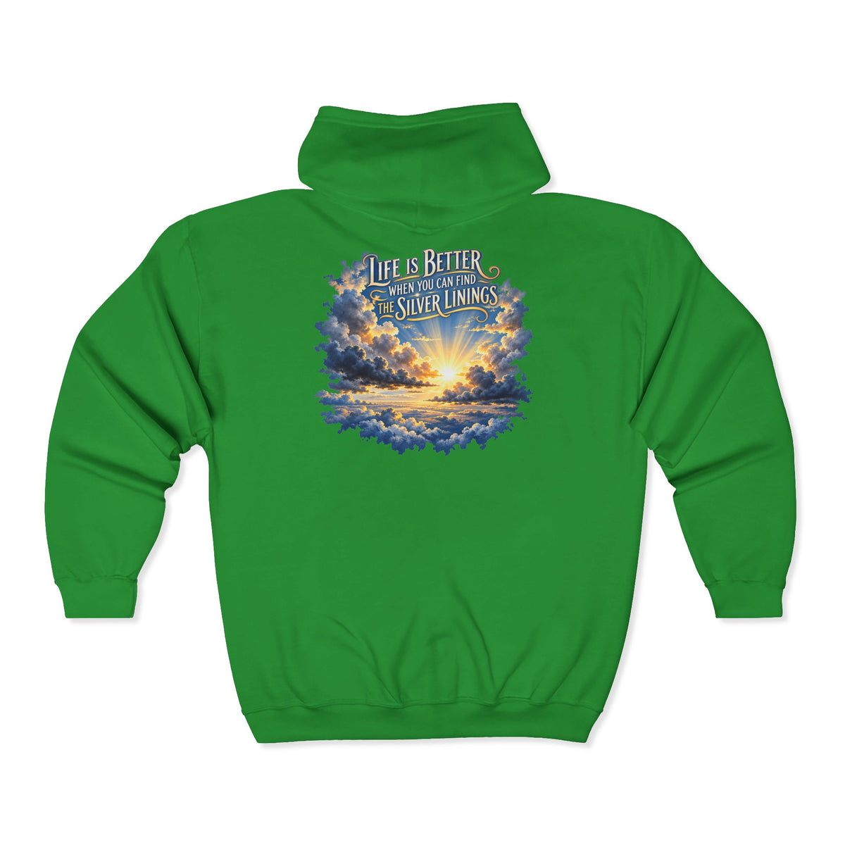 Silver Linings – Gildan 18600 Zip-Up Hoodie | 027