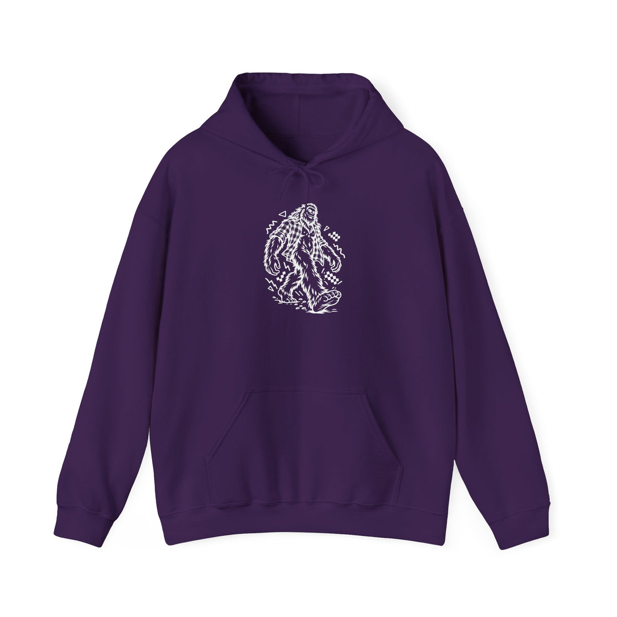 Plaid Bigfoot on the Move Pullover Hoodie