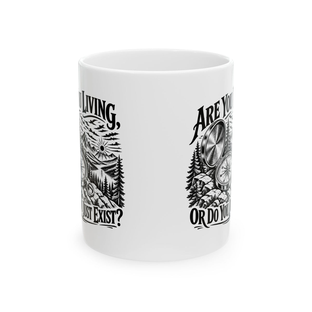 Live or Exist – Ceramic Mug, 11 oz | 032a
