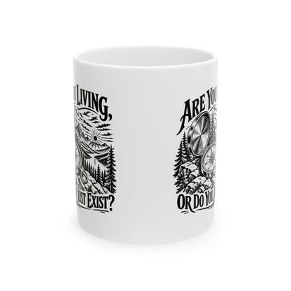Live or Exist – Ceramic Mug, 11 oz | 032a