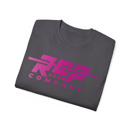 RCP Drum Company T-Shirt | Pink Logo