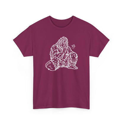 Shh, Friendly Bigfoot in the Forest T-Shirt