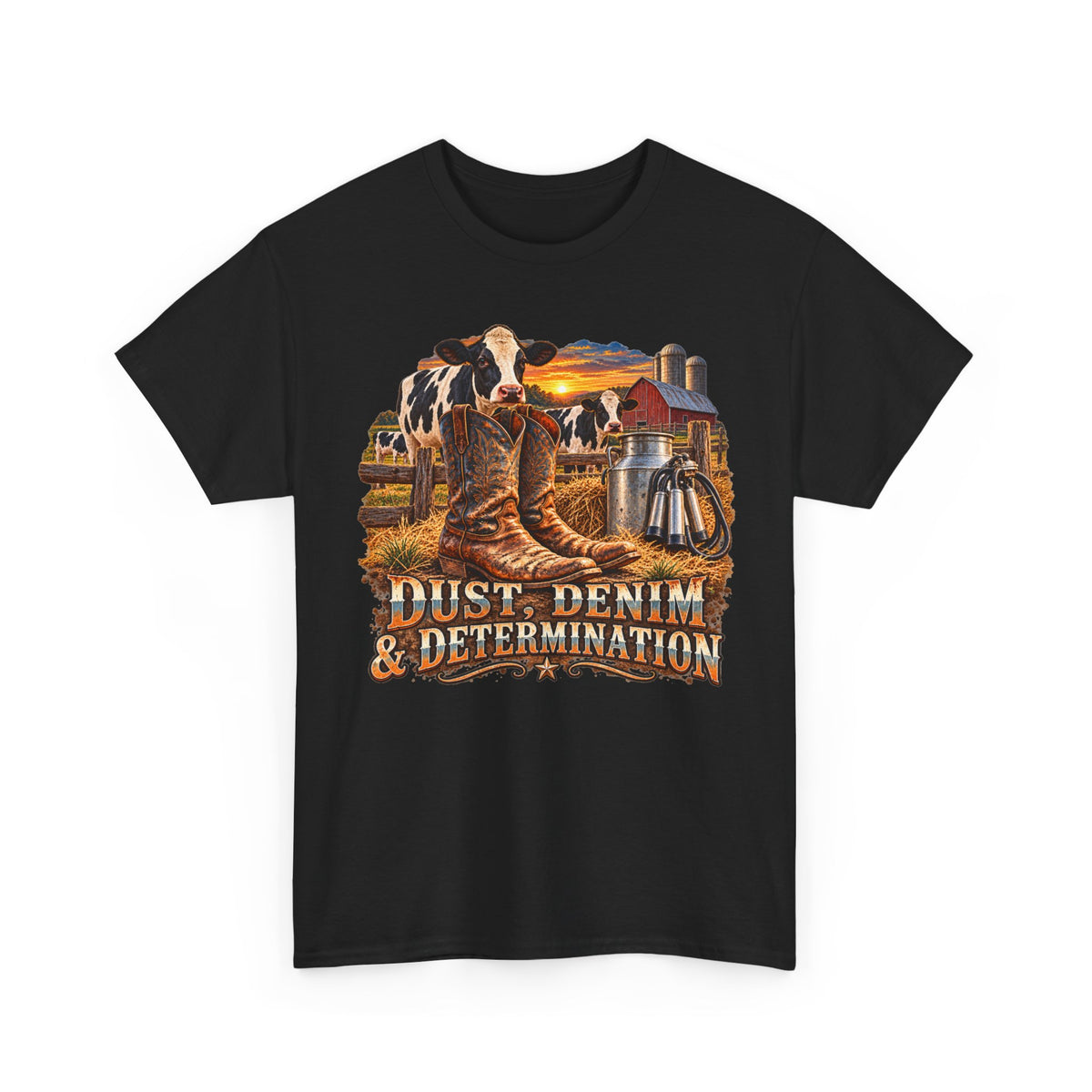 124a Dust, Denim & Determination — Gildan 5000 T-Shirt