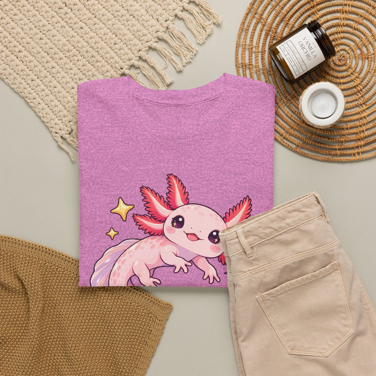 Axolotl Starry Swimmer T-Shirt