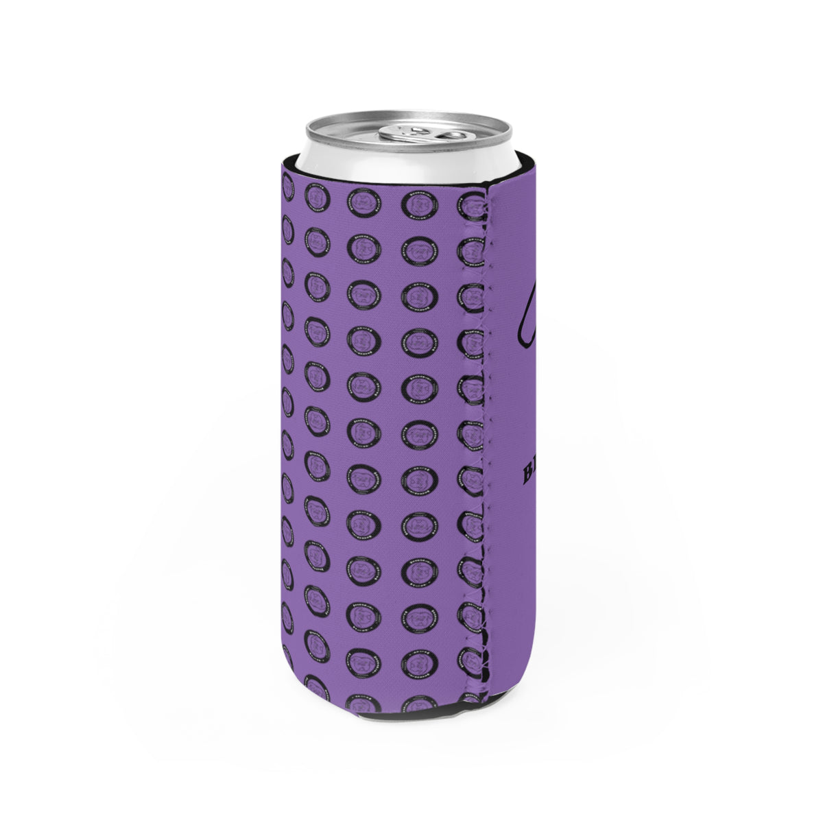 Walter Slim Can Cooler | Purple | 12 oz Fit