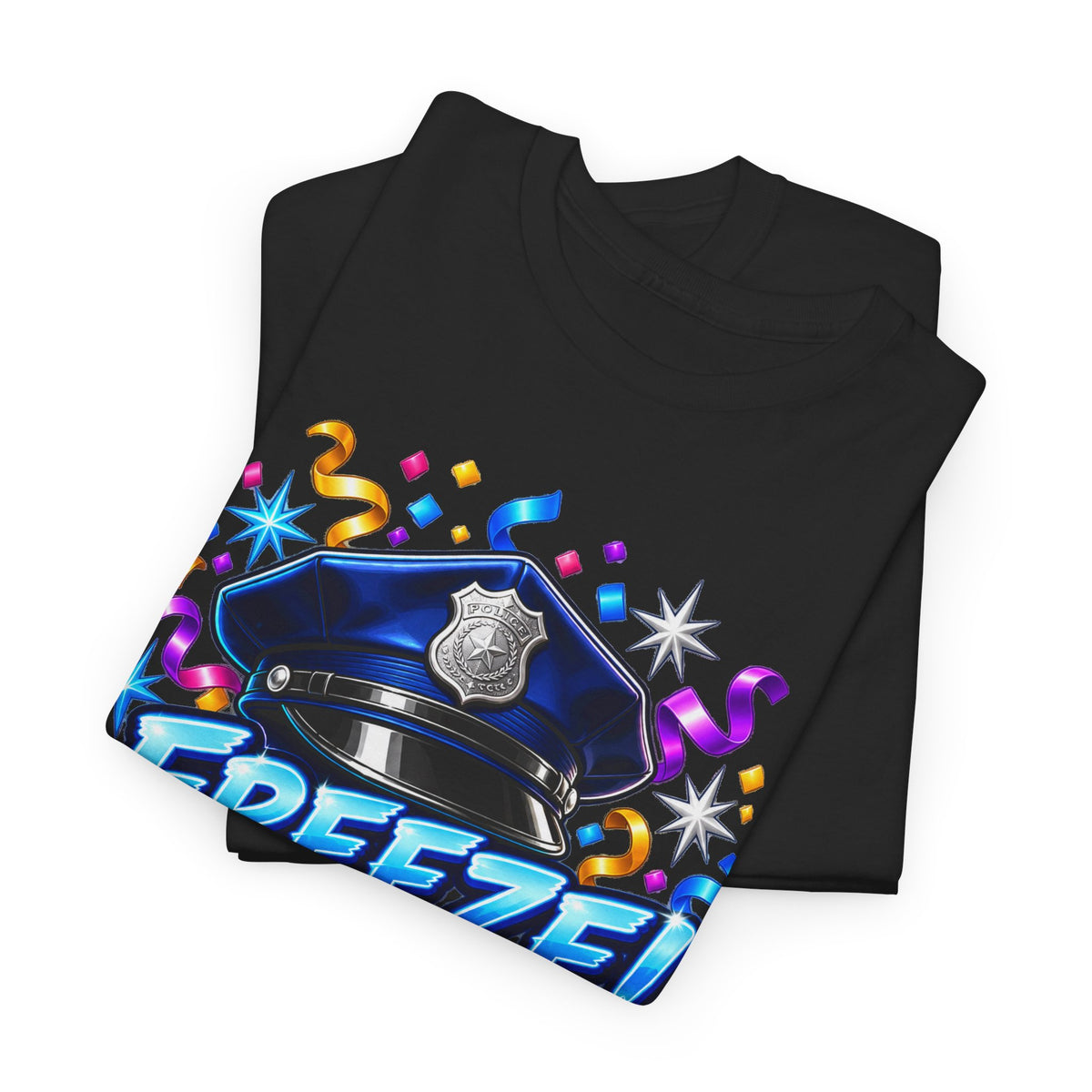 Freeze! Party Time – Gildan 5000 T-Shirt | 106