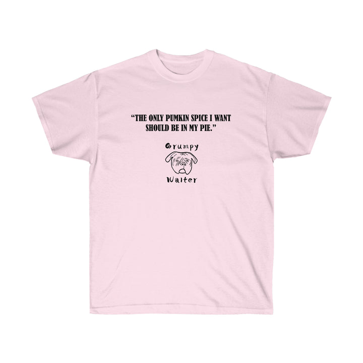 Walter Pumpkin Spice T-Shirt | Grumpy Dog Fall Graphic Tee