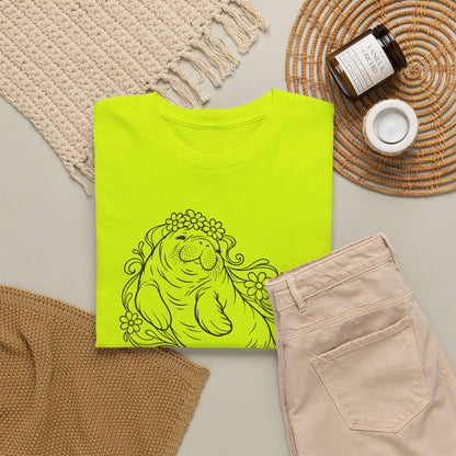 Dreamy flower-crowned manatee T-Shirt