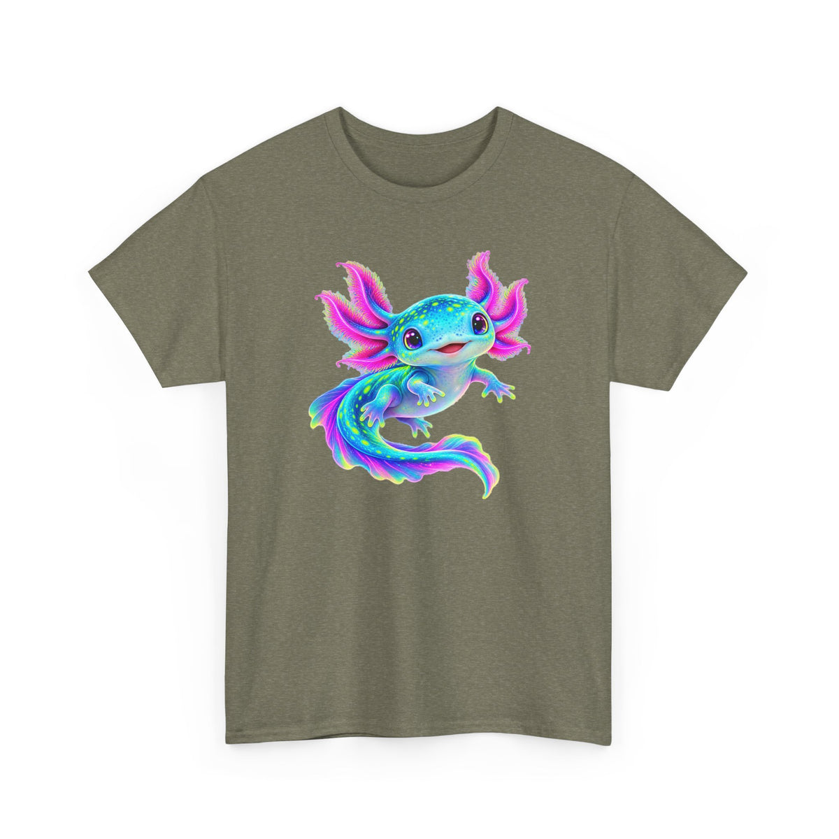 Electric Axolotl in Motion T-Shirt