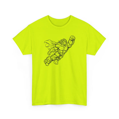 Soaring Cape-Wearing Sasquatch T-Shirt