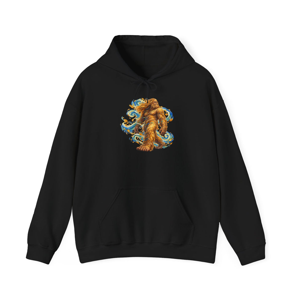 Golden Wind Sasquatch Portrait Pullover Hoodie
