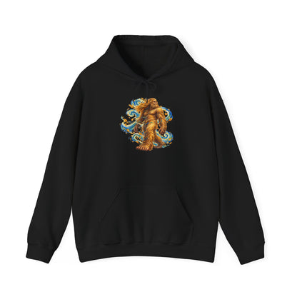 Golden Wind Sasquatch Portrait Pullover Hoodie