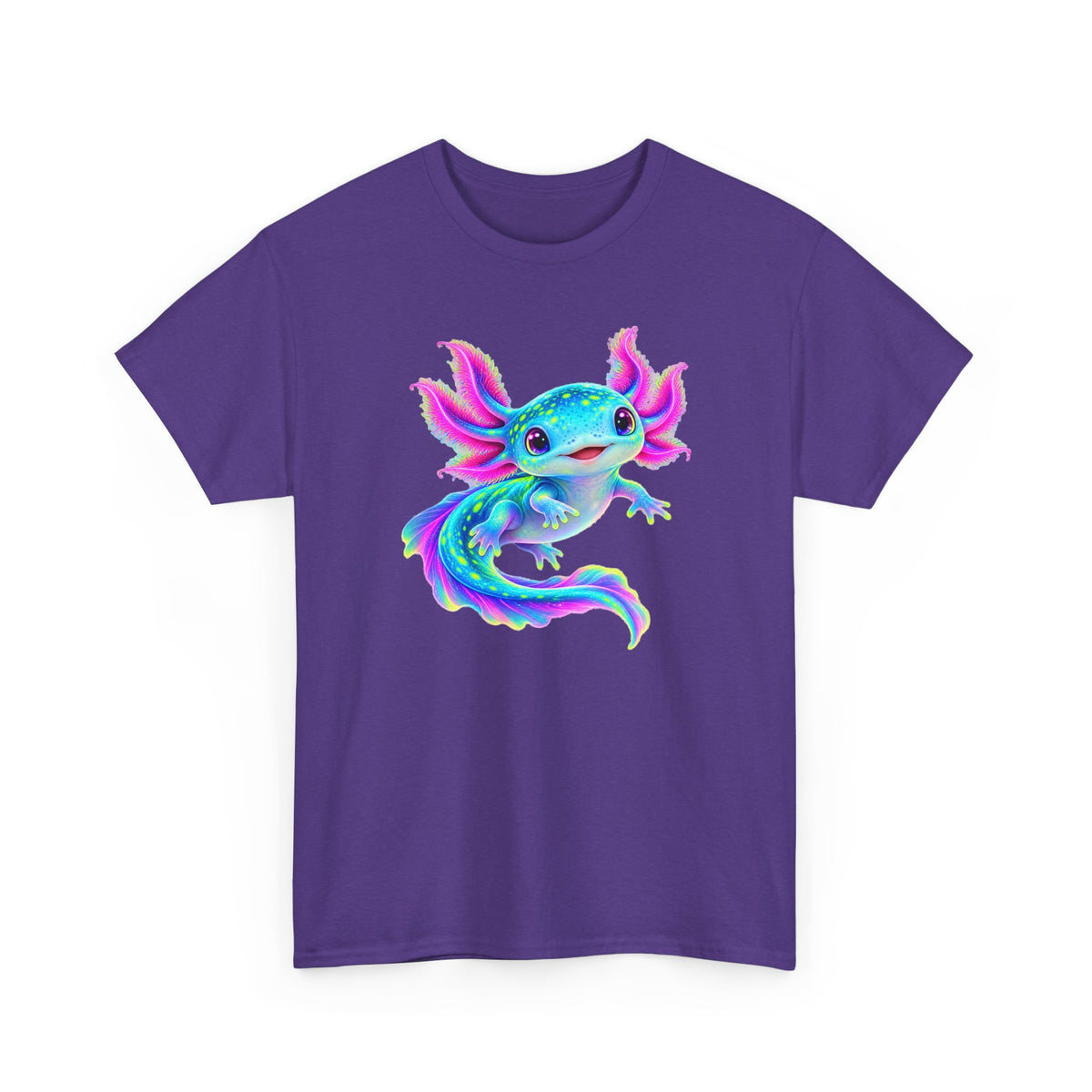 Electric Axolotl in Motion T-Shirt