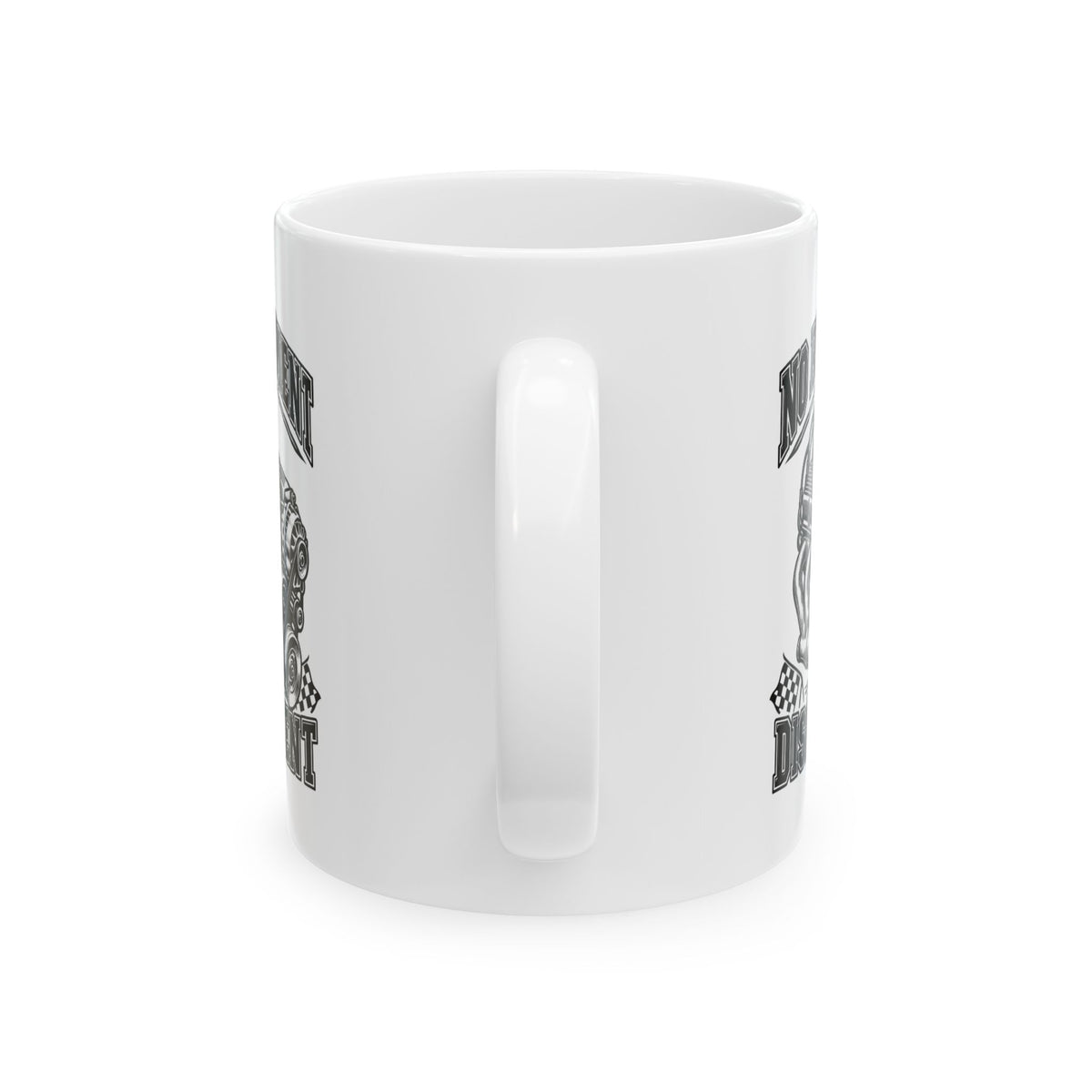 No Replacement for Displacement, One Color – Ceramic Mug, 11 oz | 006a-v2