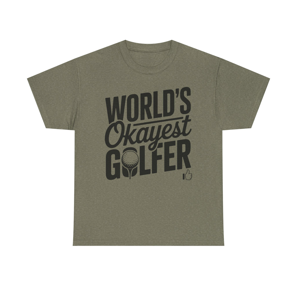 World’s Okayest Golfer T-Shirt | Funny Golf Gift Tee