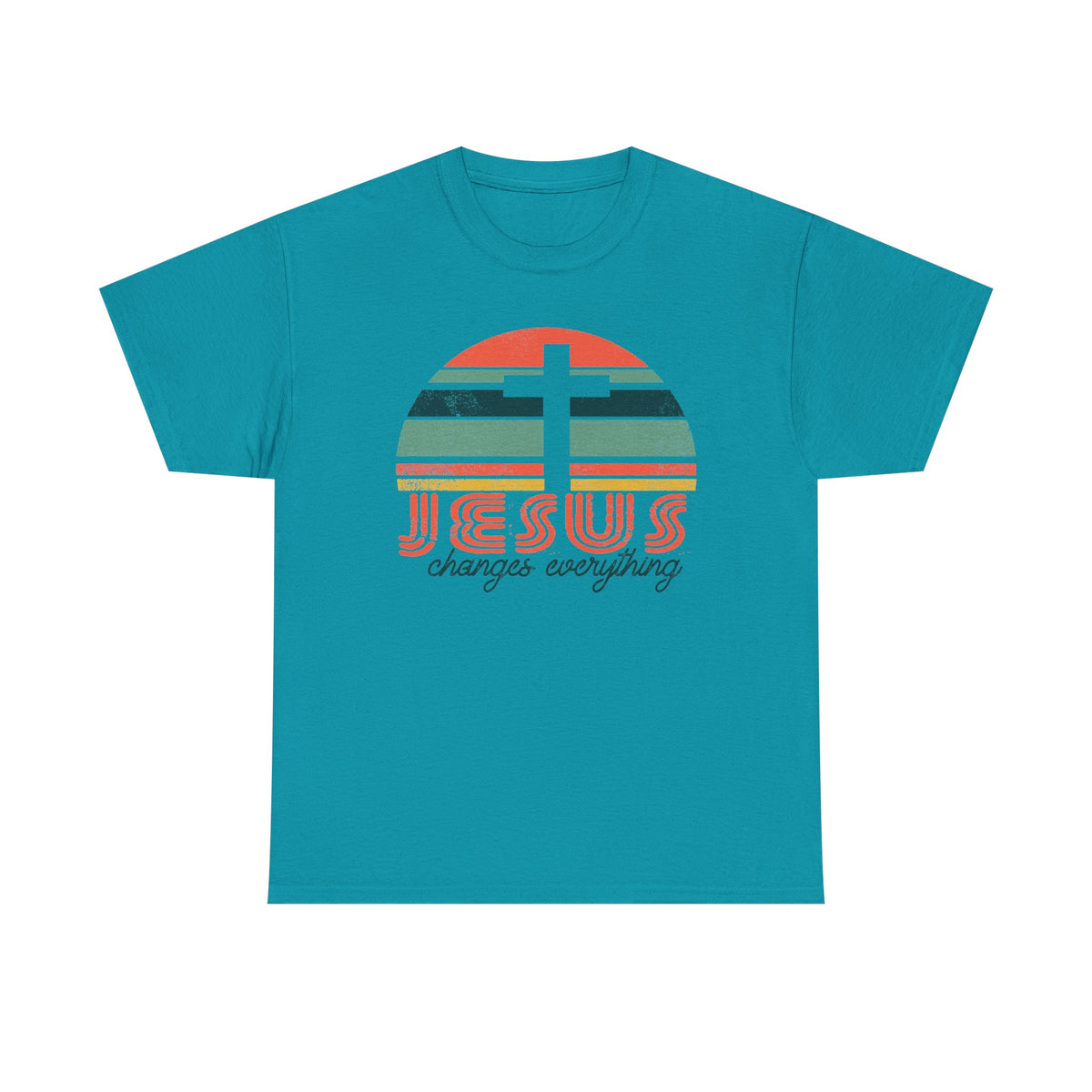 Jesus Changes Everything T-Shirt | Christian Cross Graphic Tee