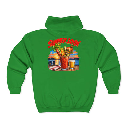 Summer Lovin’ Bloody Mary – Gildan 18600 Zip-Up Hoodie | 003a-v2