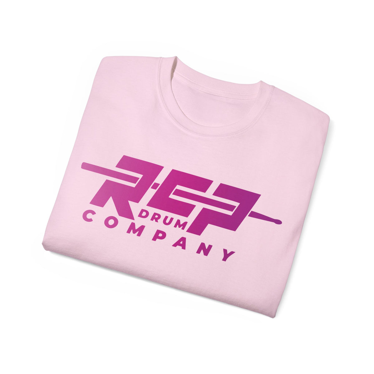 RCP Drum Company T-Shirt | Pink Logo