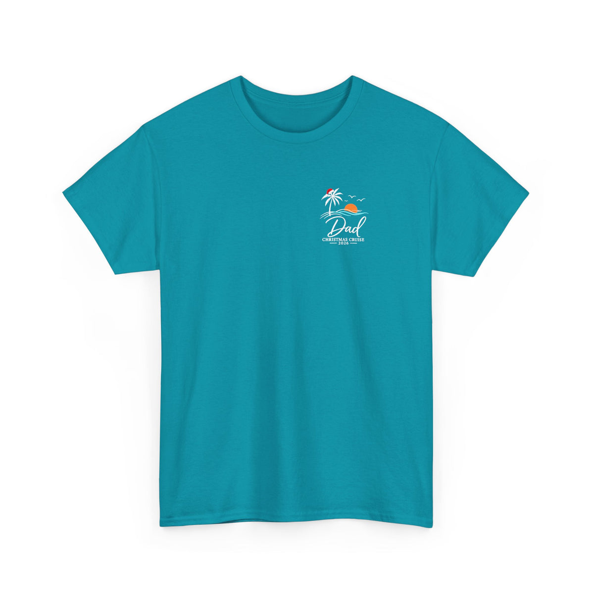 Dad Christmas Cruise 2026 Adult T-Shirt | Gildan 5000