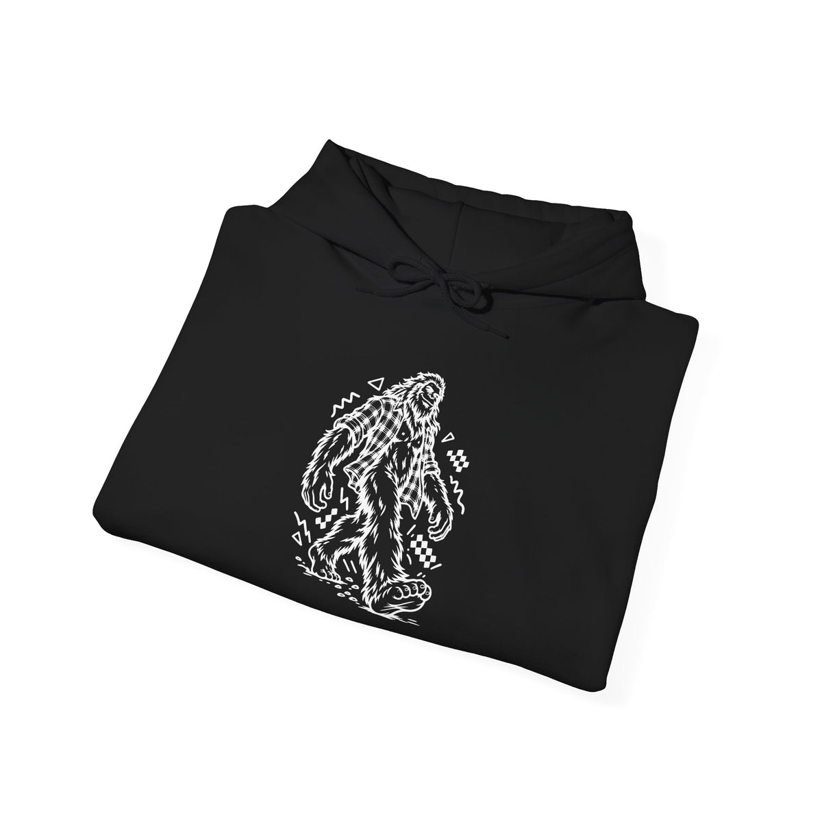Plaid Bigfoot on the Move Pullover Hoodie