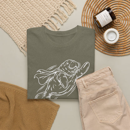 Chubby Manatee Takes Flight T-Shirt
