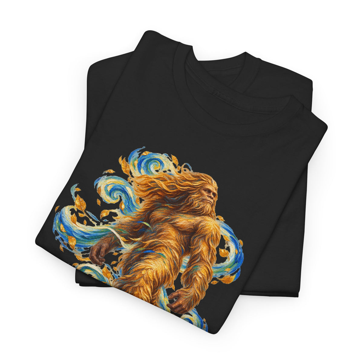 Golden Wind Sasquatch Portrait T-Shirt