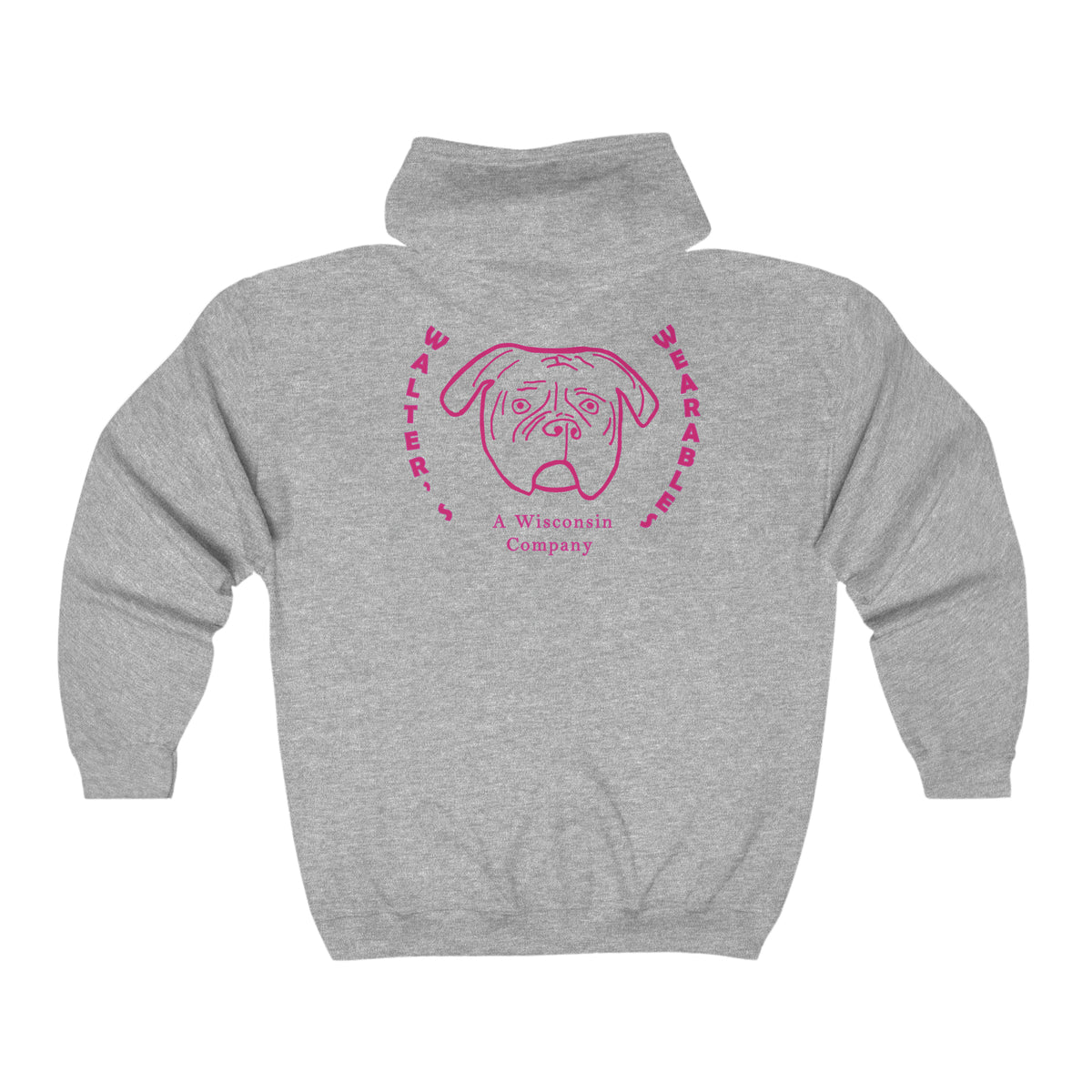 Walter Pink Face Zip-Up Hoodie