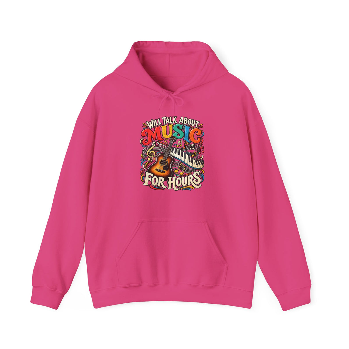 Will Talk About Music – Gildan 18500 Hoodie | 021