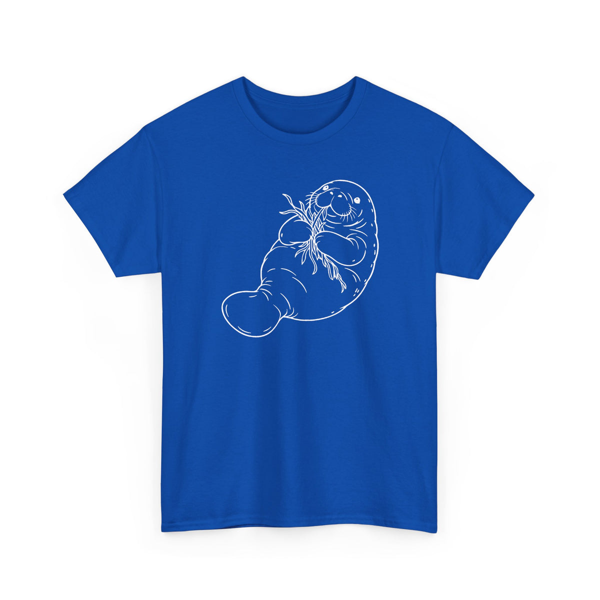 Chubby Mermaid Seagrass Snacker Manatee T-Shirt