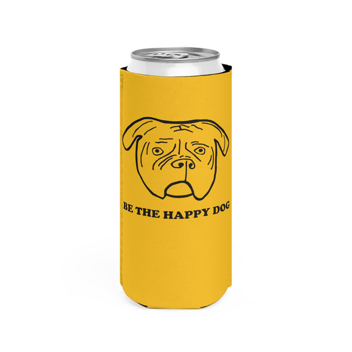 Walter Slim Can Cooler | Yellow | 12 oz Fit