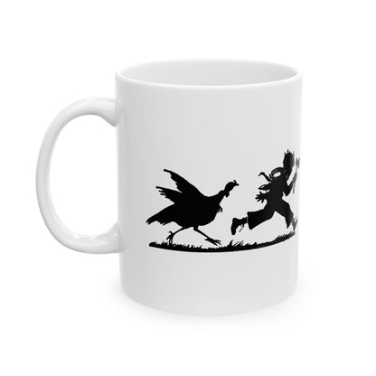 Thanksgiving Revenge Run Mug | Funny Turkey Chase