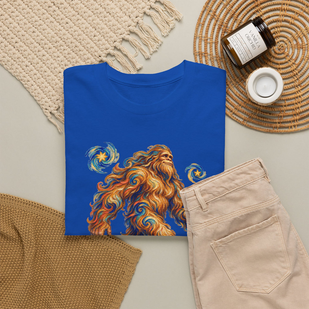 Starlit Bigfoot Wanderer T-Shirt