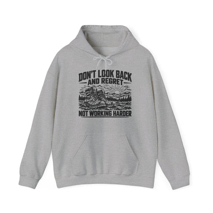 Work Harder – Safety Green/Pink Gildan 18500 Hoodie | 040a