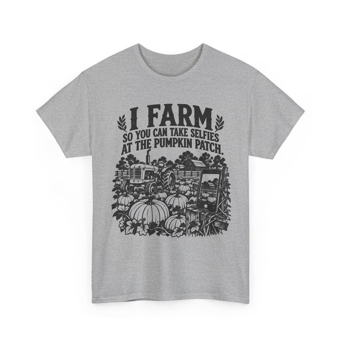 Pumpkin Patch Selfies – Gildan 5000 T-Shirt | 313a