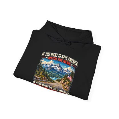 Travel America – Gildan 18500 Hoodie | 024